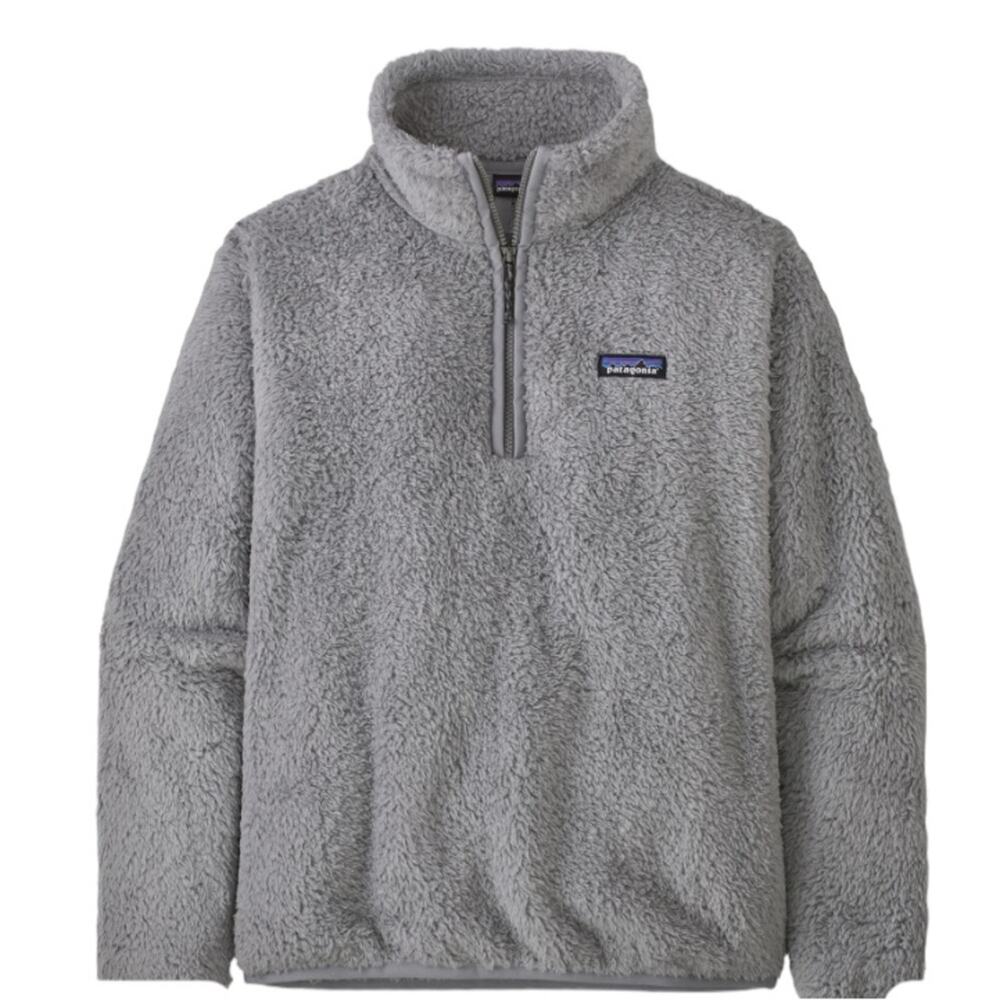 Patagonia Women's Salt Grey Los Gatos 1/4-Zip Fleece Pullover W-845 Sz M